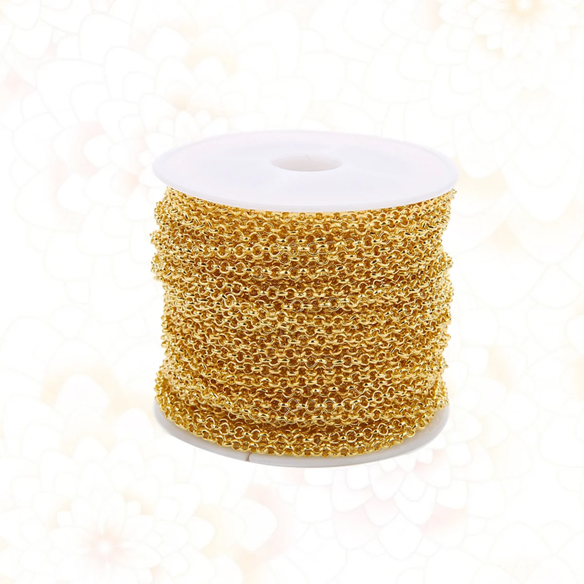 

Golden 3mm Twisted Chains Shaped Chain Spool Cable Chain for DIY Jewelry Making Necklace Bracelet Craft Accessories