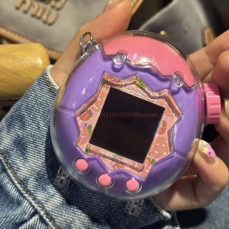 حافظة واقية مصنوعة يدويًا مناسبة لـ Tamagotchi الأصلي/Uni/V2/V6 الجنة الغطاء الواقي لجهاز ألعاب الحيوانات الأليفة ديكور هدية #5