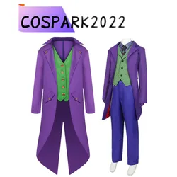 Clown Cosplay Costume Roleplay Cartoon Jacket Pants Fantasia Outfits Halloween Carnival Roleplay Party Disguise Suit