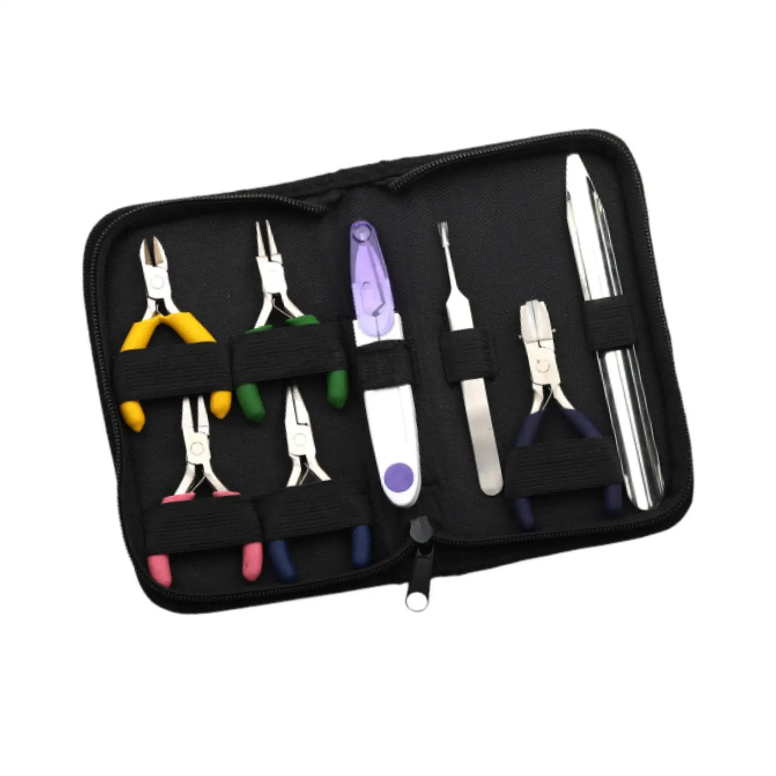 8Pcs Jewelry Pliers Kit Jewelry Making Tools Professional Hand Tools Equipment Beading Repair Tools DIY Crafting for Beading