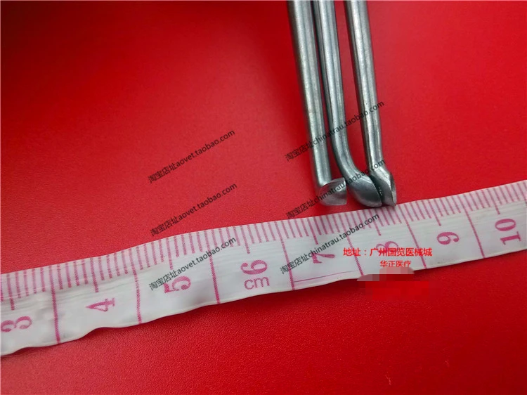 Instrumento ortopédico médico coluna cureta cervical 3x4mm colher de raspagem de vértebra lombar reta curvada lateral cabeça curvada ao