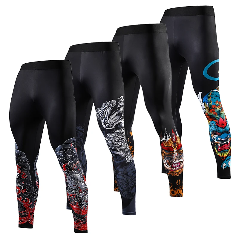 Compression Pants Running Pants Men Training Fitness Sports Sportswear Leggings Gym Jogging Pants Male Yoga Bottoms