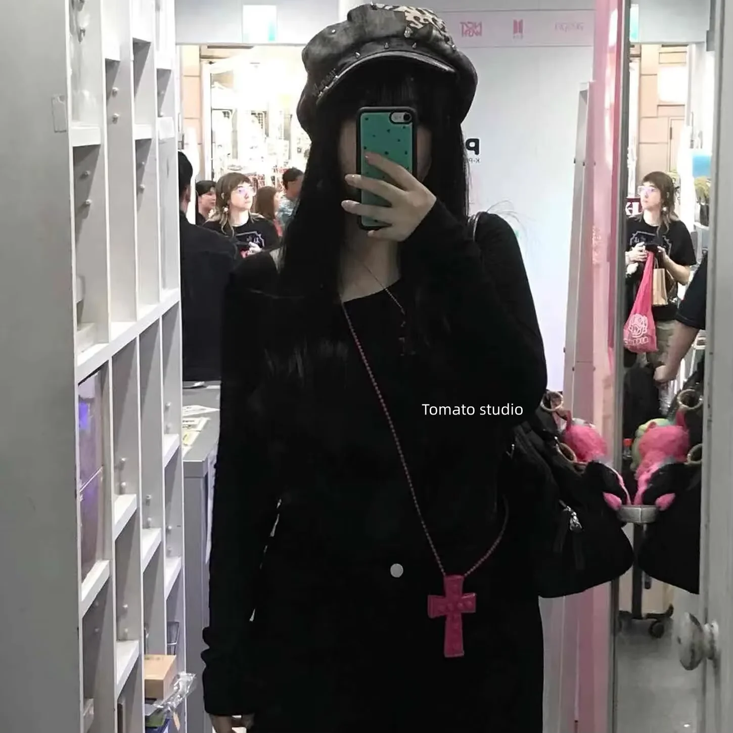 韓国風ミントブルーの星とドット柄iPhoneケース iPho - Phone Cases Drop Proof のレビューと価格