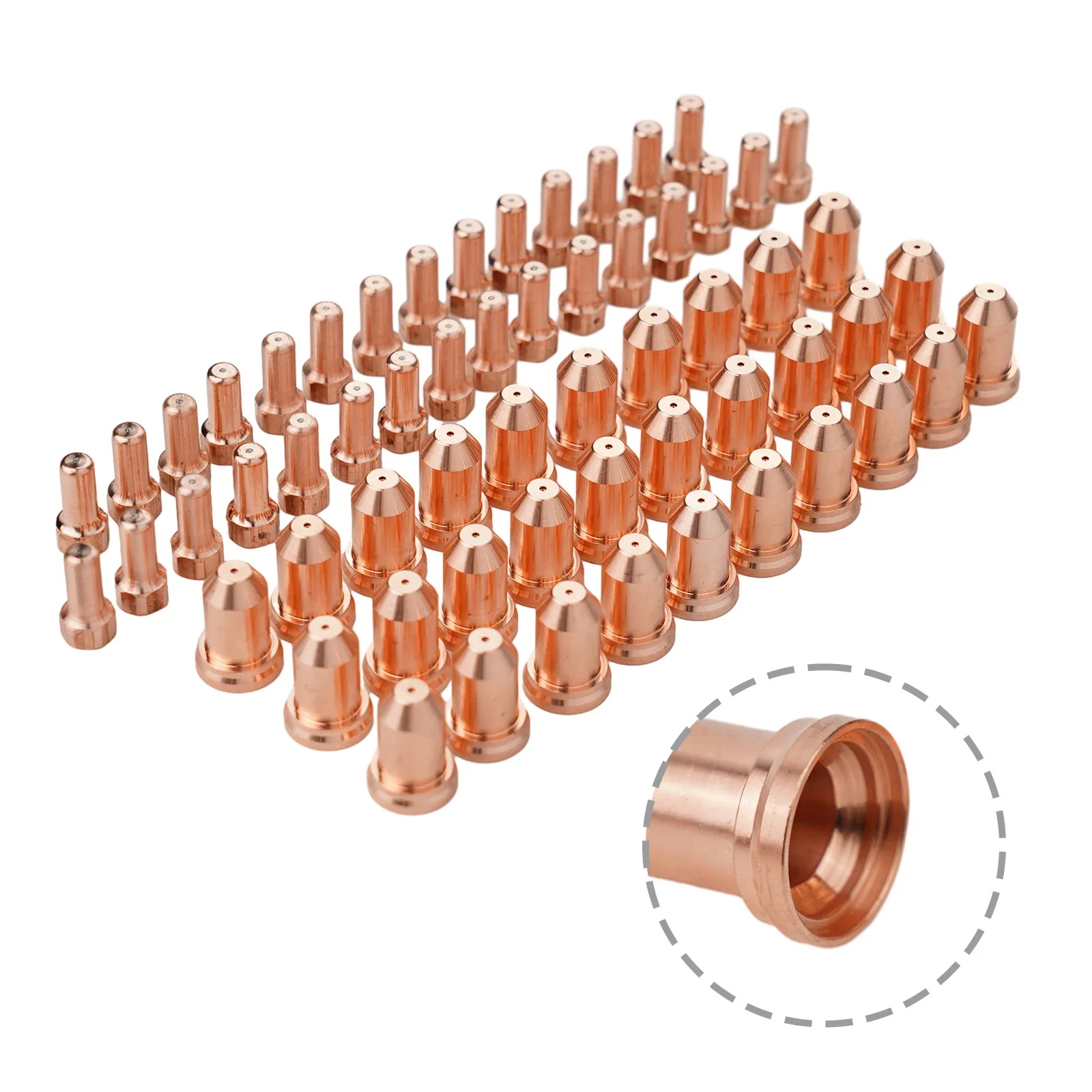 

Plasma Torch Nozzle Plasma Cutter Torch 51311.10 WSP-061004 1 0mm Tips 52558 WSP-061002 60pcs IPT-80 Plasma Torch PT-80