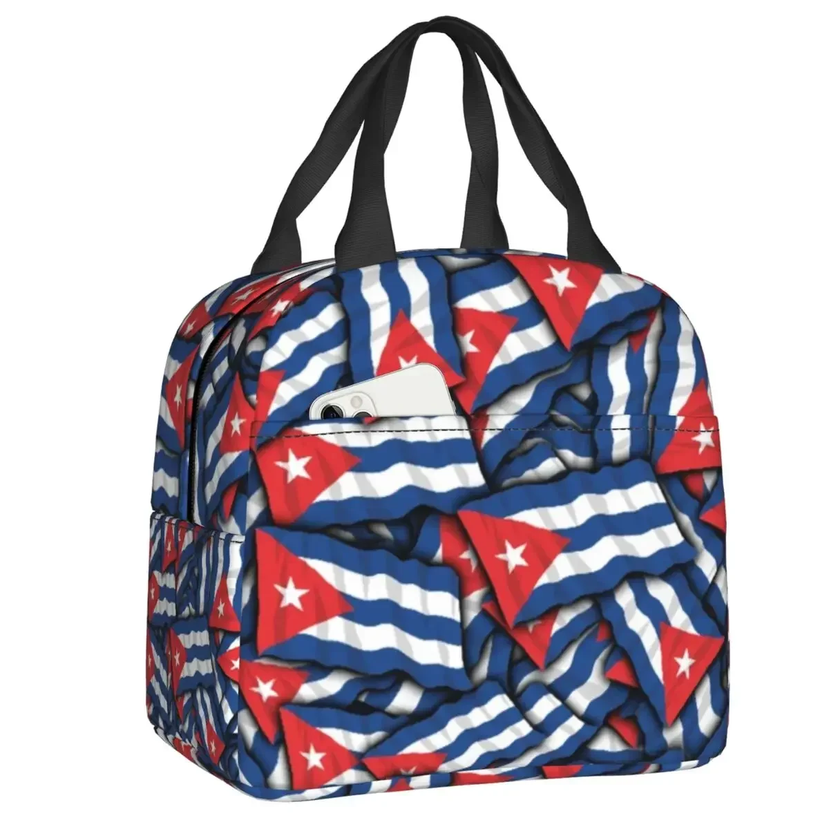 Custom Israel Flag Lunch Box for Women Leakproof Patriotic Thermal Cooler Food Insulated Lunch Bag School Children Student