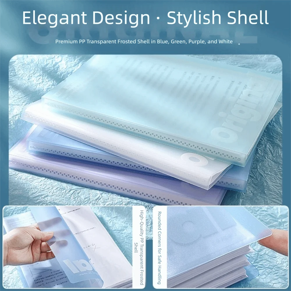 

Cute 20 Pages A4 File Folder Large Capacity Waterproof Accordian Organizer Vertical Hand-held Bag for Student