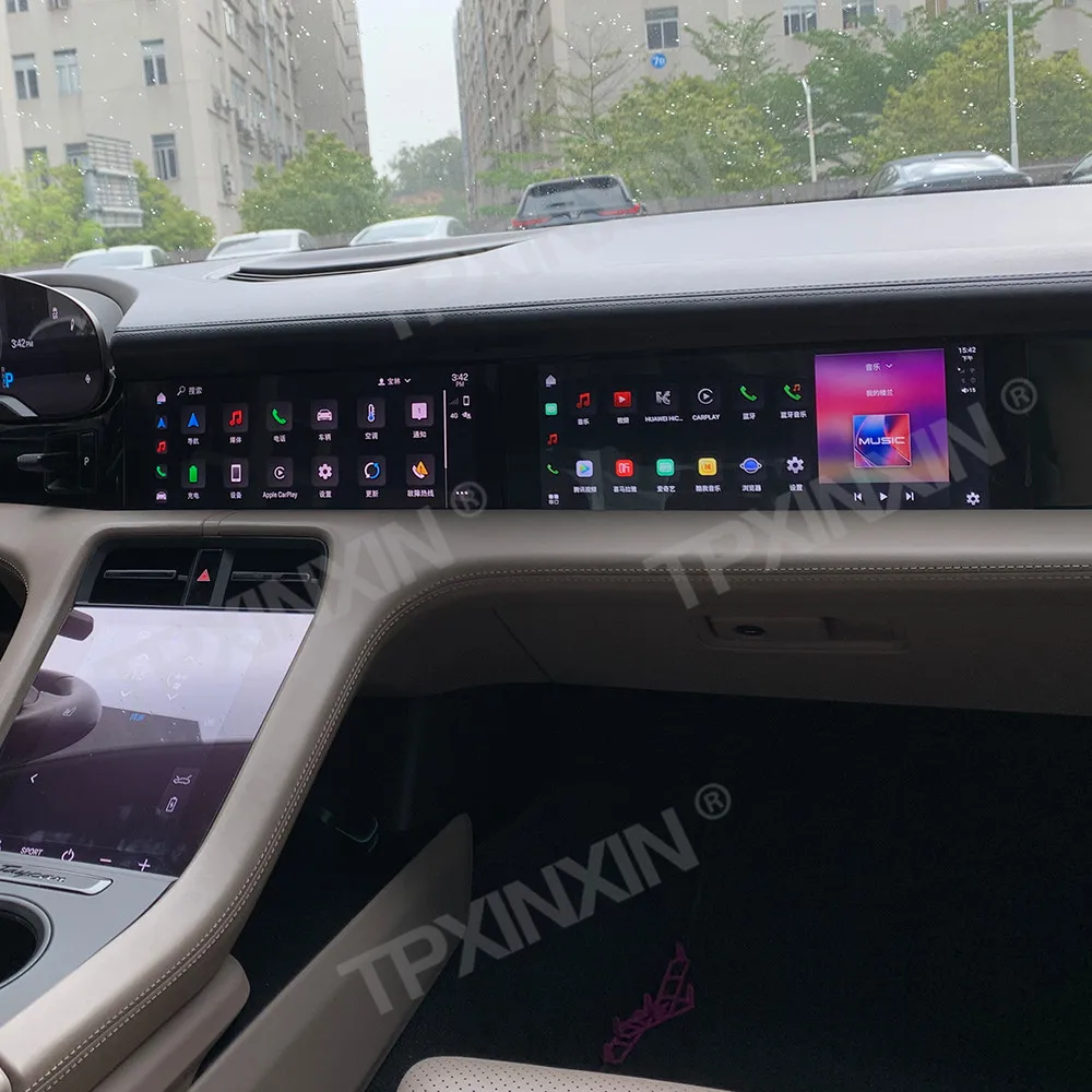 

11 Inch HD Screen Car Radio Carplay For Porsche Taycan 2019-2025 Android 13 Multimedia Player Head Unit Update Co-pilot Screen