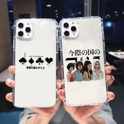 Alice In Borderland Phone Case for IPhone 11 14 13 15 Pro Max 12 Mini XS X XR 7 8Plus SE2 Shockproof Soft Clear Back Cover Coque