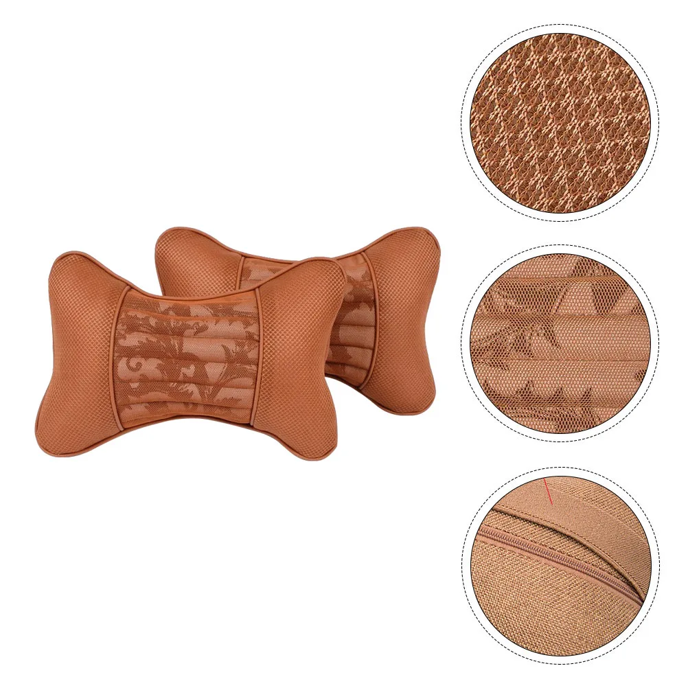 

Universal Neck Pillow Car Headrest Breathable Polyester Cushion Four Practical Driving Safety Relax Muscles