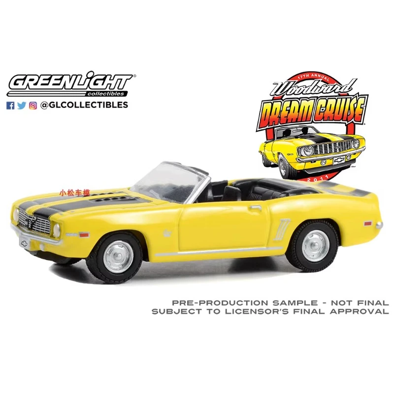

1969Camaro SS Convertible-Seventeenth Woodward Dream Cruise Featured Heritage Car Collection Toys Small Gifts Model Wall Pendant