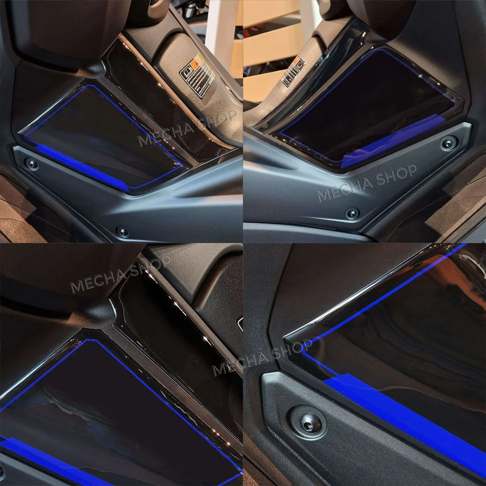 For XMAX300 X MAX 125 300 2023-2026 Motorcycle Accessories 3D Resin Decal Kit Side Tank Pad Protection
