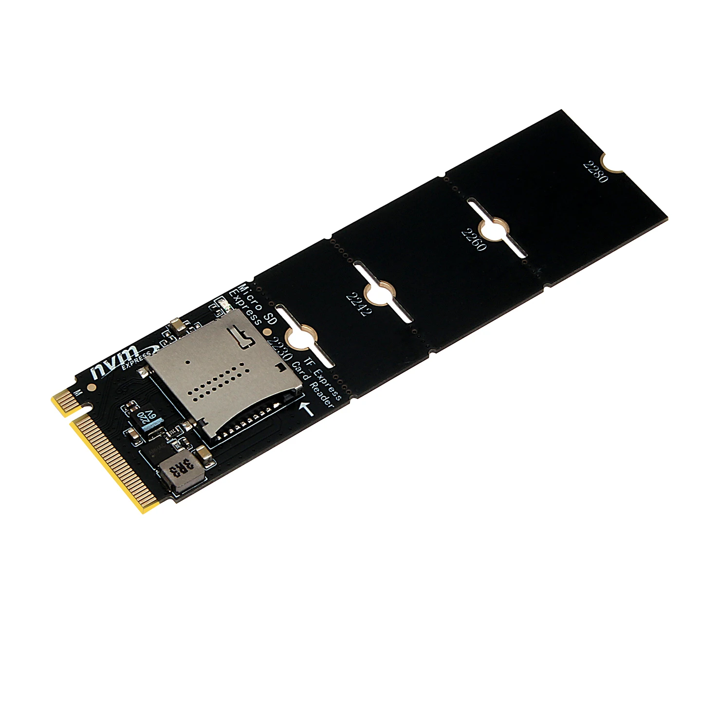 For Micro-SD Express To M.2 Adapter Card TF Express To M.2 NVME Adapter M.2 NVME To TF Express Adapter