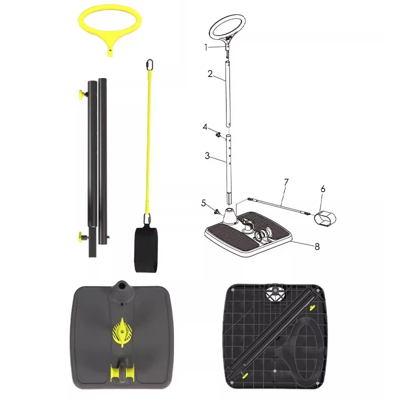 حبل التوتر متعدد الوظائف اليوغا شريط مرن المقاومة التدريب الورك الساق أجهزة لياقة بدنية منزلية