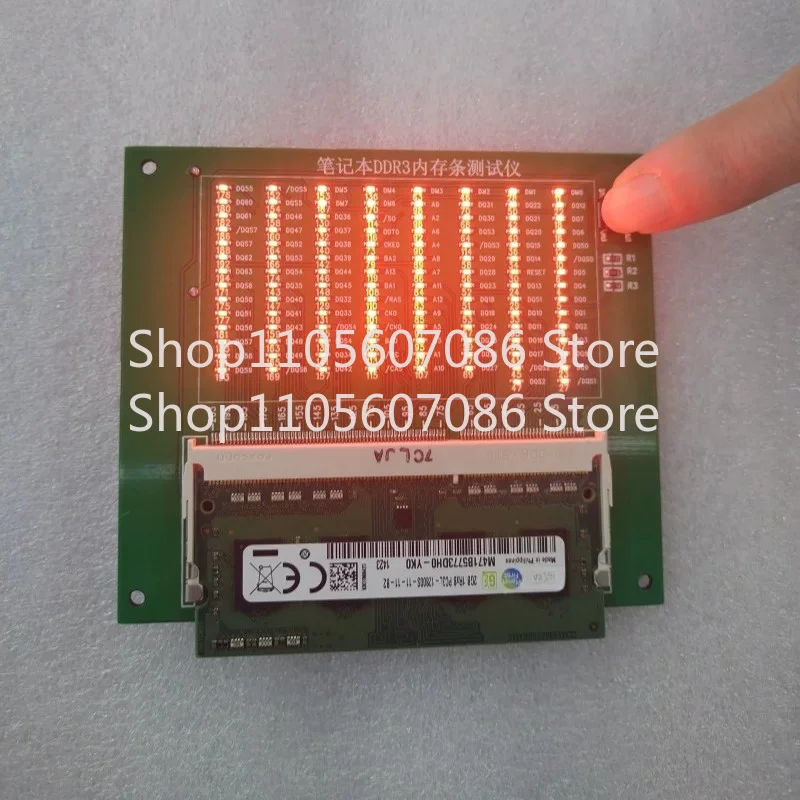 Notebook DDR3/4/DDR5 Memory Stick Test Card, Memory Stick Line Test Tool with Light Tester