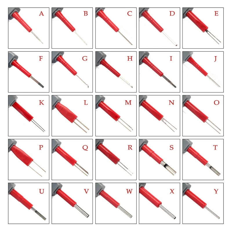 Narzędzie do demontażu do wiązki przewodów samochodowych Terminal Line Plug Terminal Needle Extractor Navigation Stereo Needle Picker