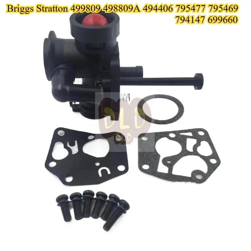 

Карбюратор для газонокосилки для Briggs Stratton 499809 498809A 494406 795477 795469 794147 699660, комплект карбюратора