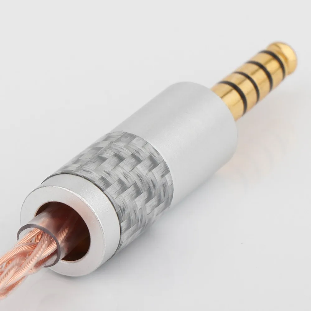 HIFI Single Crystal Kupfer 4,4 mm symmetrischer Stecker auf 4,4 mm symmetrischer Stecker Audio-Adapterkabel 4,4 Stecker auf Stecker Adapter – Detail 10