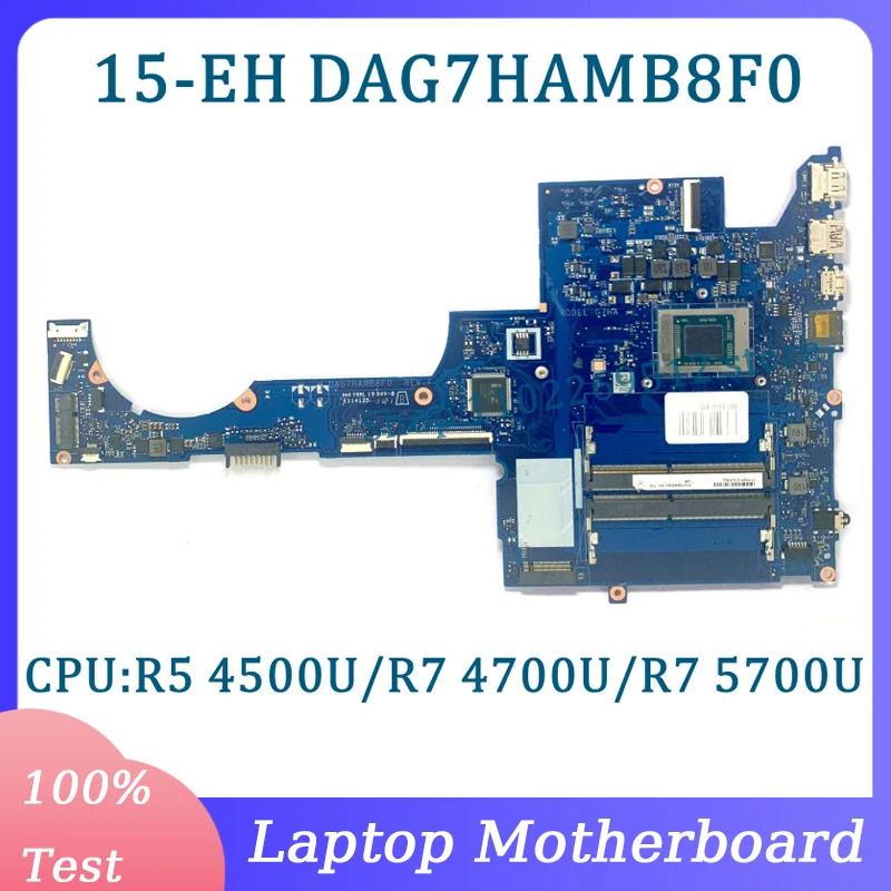 M08867-001 M08867-601 Mainboard DAG7HAMB8F0 For HP 15-EH Laptop Motherboard With R5 4500U/R7 4700U/R7 5700U CPU 100% Tested Good