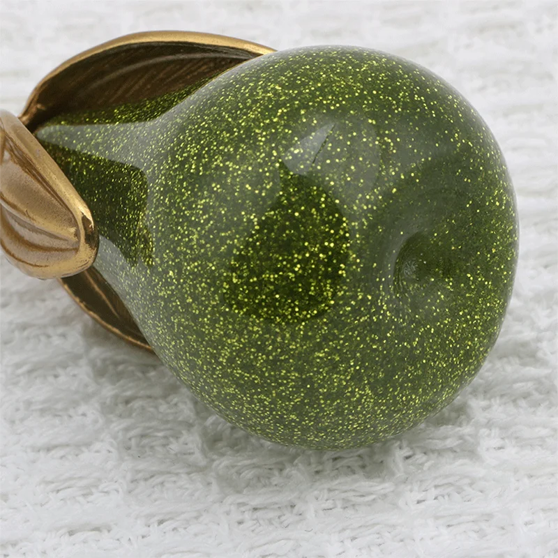 حقيبة سحر لمدرب Goyard حقيبة يد حقيبة كتف رائعة كريستال أخضر الكمثرى قلادة المرأة المفاتيح الملحقات