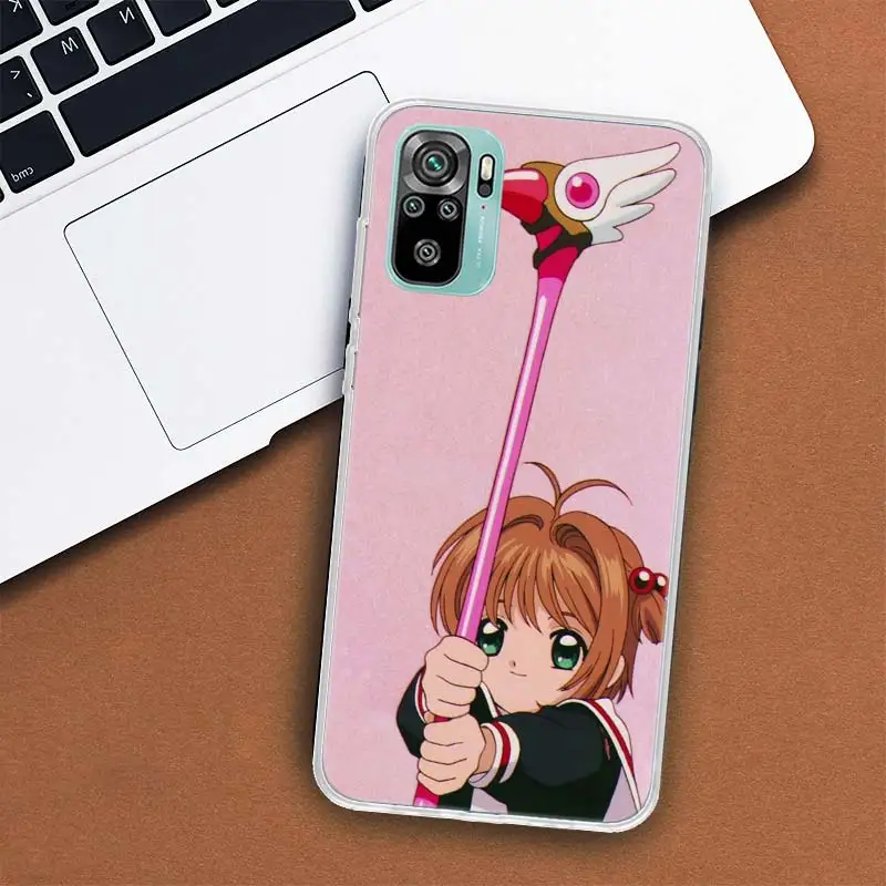 Card Captor Sakura Anime Phone Case For Xiaomi Redmi 12 12C 10 10C 10A 9T 9C 9A 9 8 8A 7 7A 6 6A K20 K30 K40 Pro S2 Fundas Cover