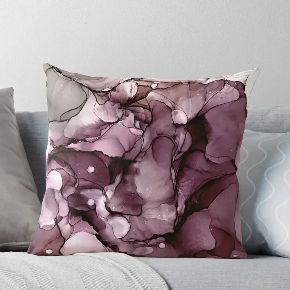 Aubergine Ink 2 Throw Pillow Luxury Cushion Cover Cushion Cover Sofa Cushion Cover pillow