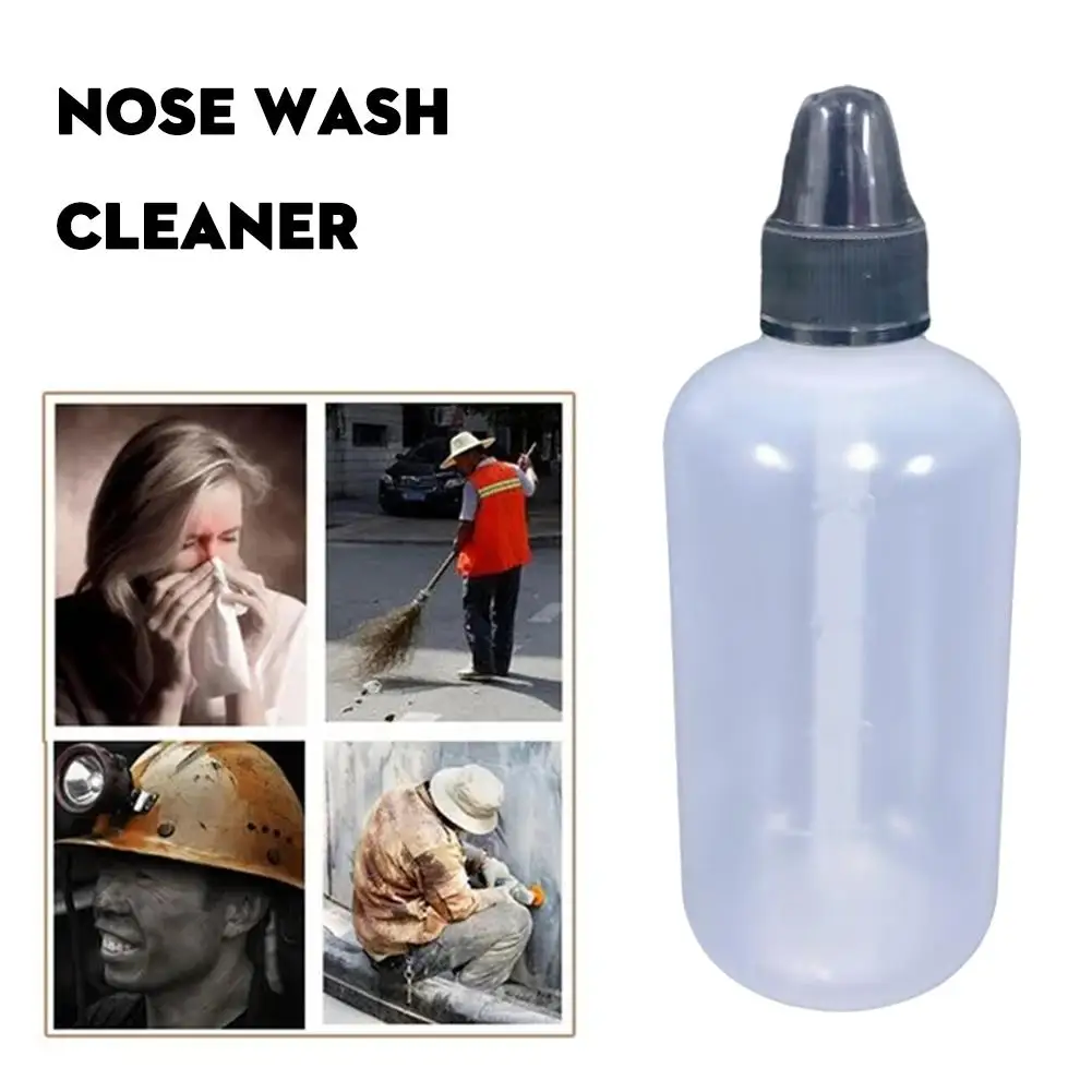 250ml Nose Wash Cleaner Nasal Irrigator Rinse Bottle Avoid Protector Nose Allergic Pot Adults Children Neti Rhinitis M0U4