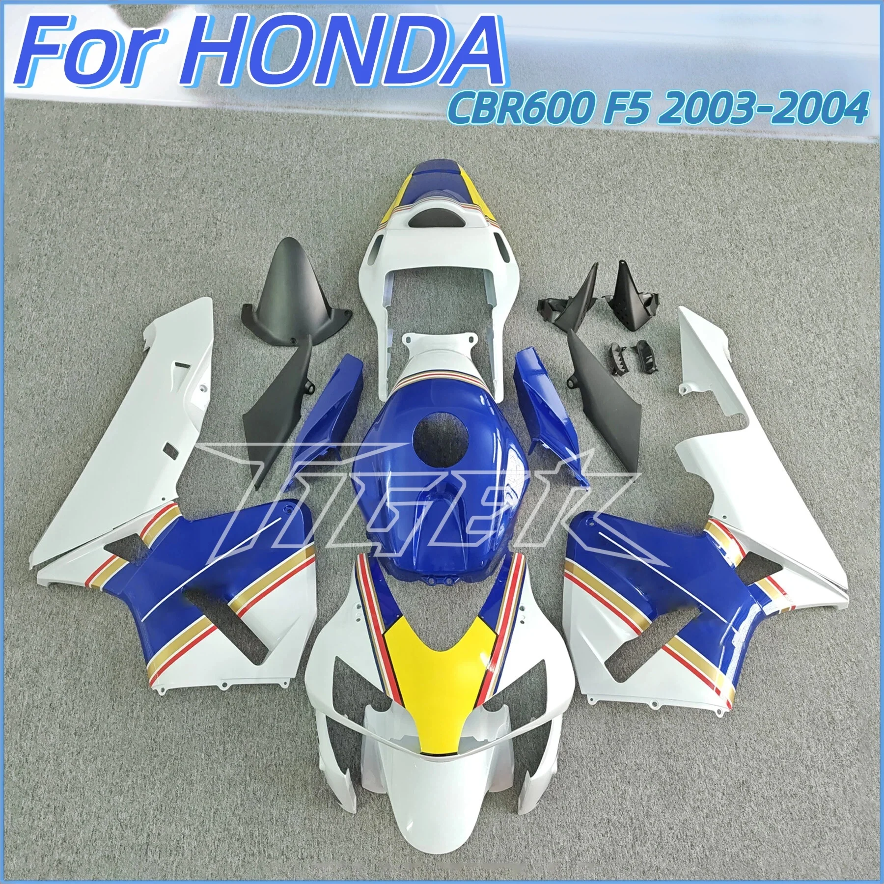 

Motorcycle Fairing Fits For HONDA CBR600RR 03 04 CBR600 F5 2003 2004 Fairing Black Yellow Red Motorcycle Housing