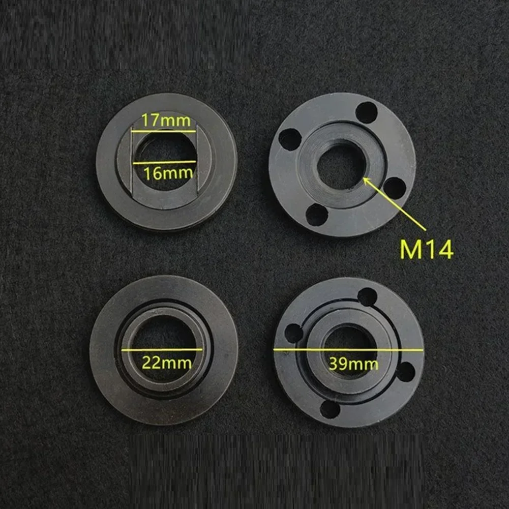 Moedor de Ângulo de Substituição de Rosca Placa de Pressão de Metal Conjunto de Porca de Flange Interna e Externa Ferramentas para Rosca de Eixo com Chave