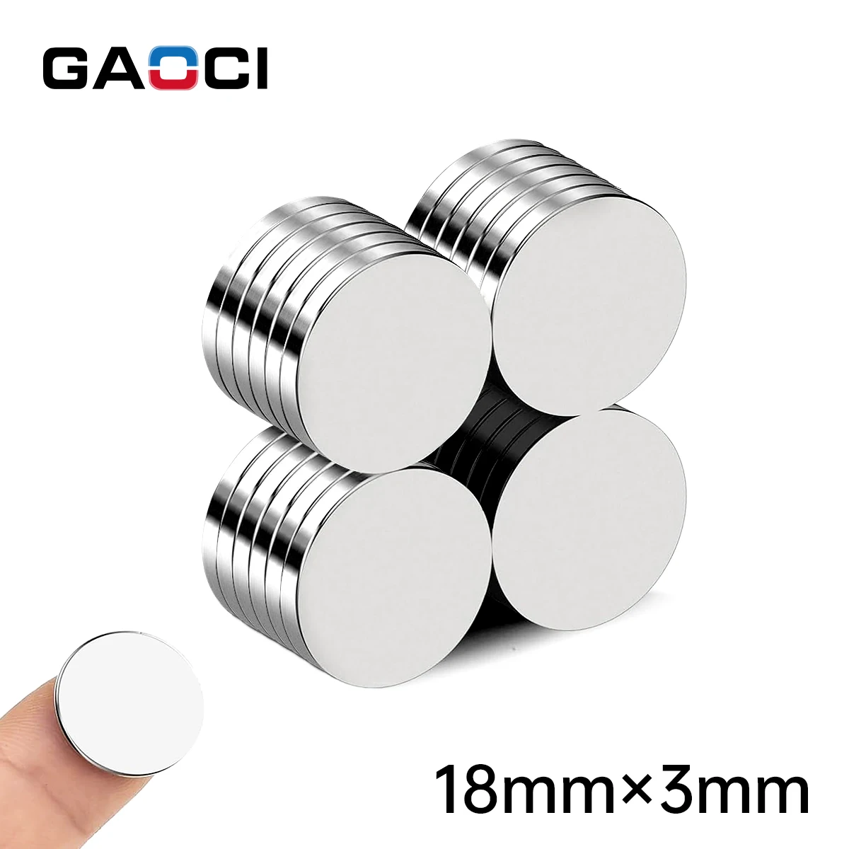 

18x3 10/20/50/100Pcs NdFeB Neodymium Magnet Super Powerful Round Permanent Disc Magnetic imanes N38