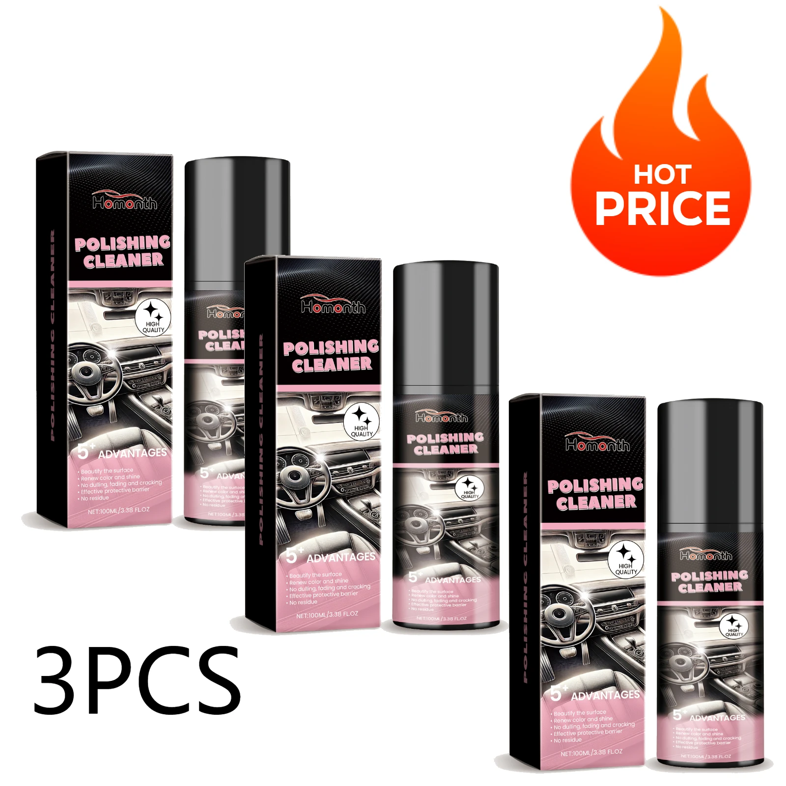 

Automotive Interior Polishing Agent Automotive Interior Polishing Rejuvenation Decontamination Maintenance Glazing Anti-fouling