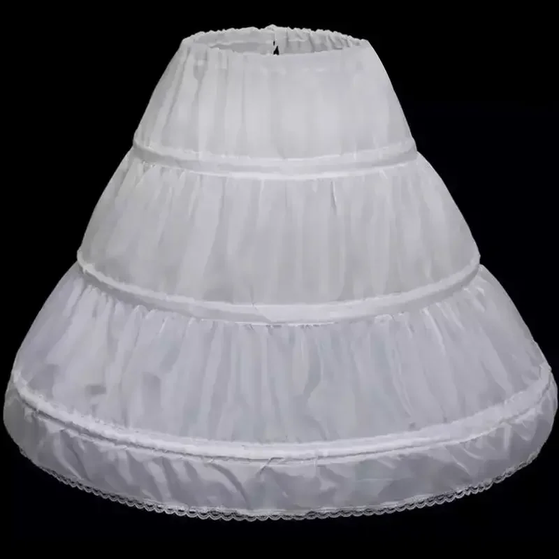 Weiße Petticoats Bustle Ballkleid Hochzeitskleid Unterrock Braut Krinolinen Mädchen Petticoat 1 Stück Babykleidung