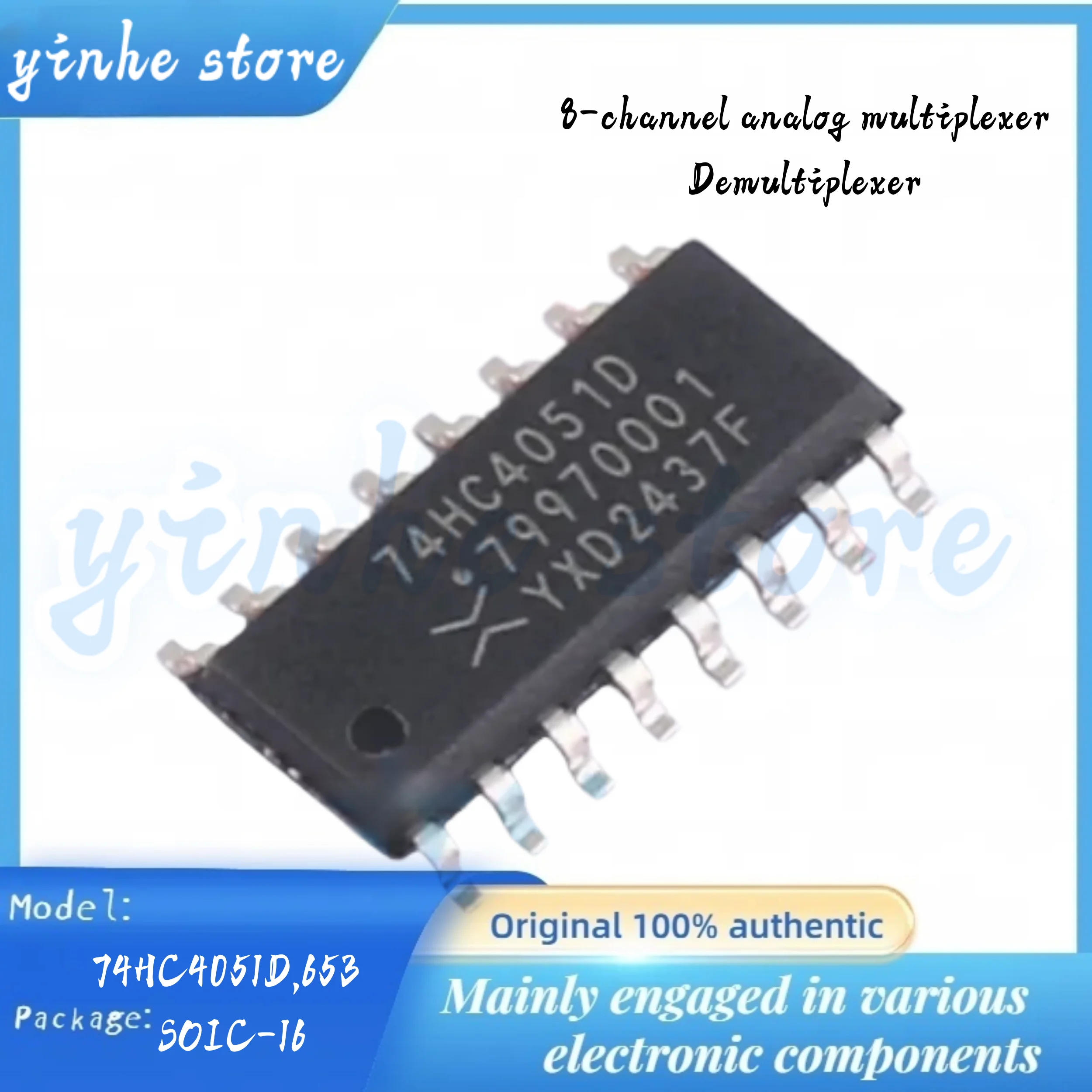 produto-original-genuino-74hc4051d-653-soic-16-chip-multiplexador-demultiplexador-analogico-de-8-canais