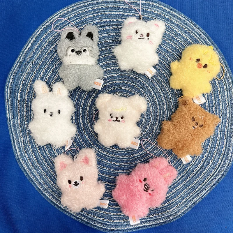 FM Field Week SKZOO Stray Kids Anhänger Mini Plüschschlüssel Rucksack Anhänger Geburtstagsüberraschung für Kinder Paare Ein Muss für Fans