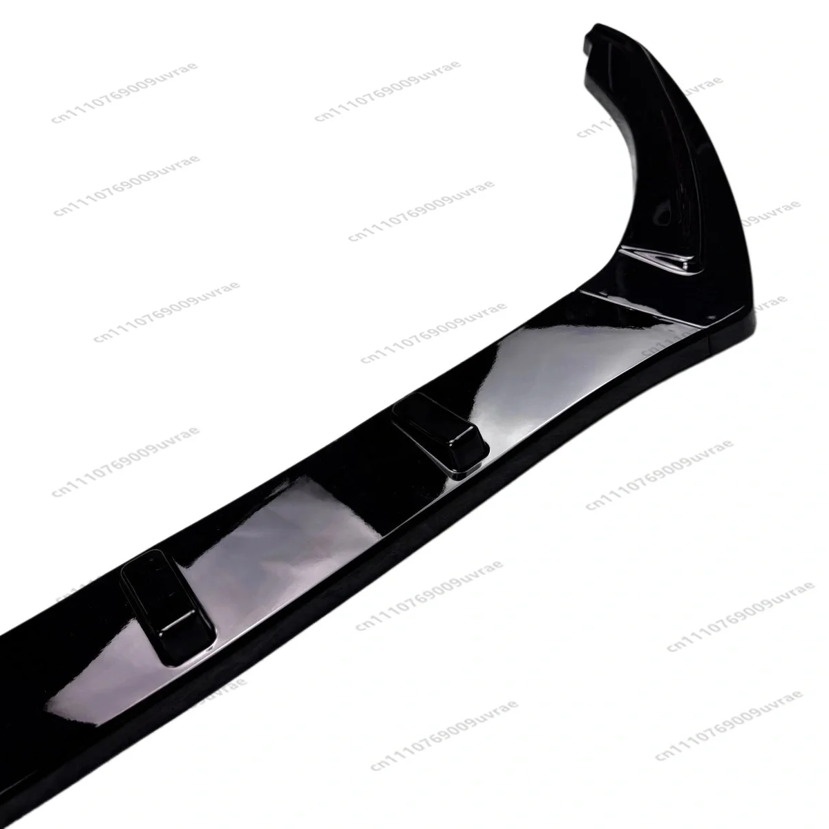 Front Bumper Lip Splitter Chin Spoiler For Ford Fiesta MK8 ST/ST-Line 2017-2021 Gloss Black ABS Protector Trim Modified Styling view 5