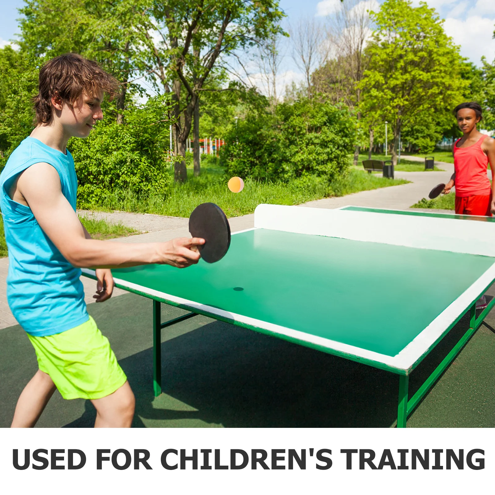 20 قطعة كرات تنس الطاولة ثنائي اللون عالي المرونة ممارسة الارتداد للتدريب في الأماكن المغلقة اللعب بينغبونغ دائم #6