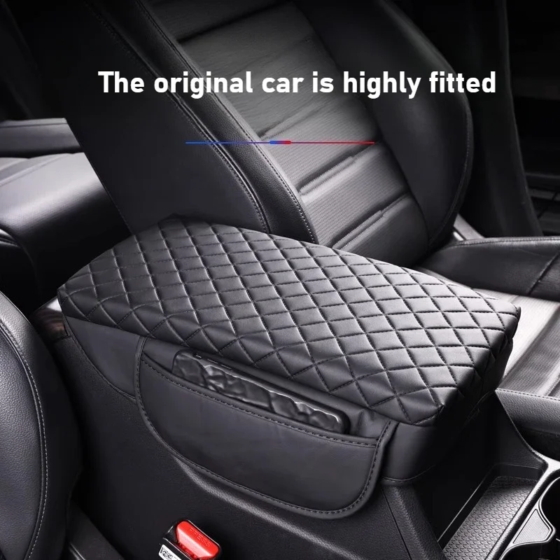 

For Honda CRV BREEZE 2023 2024 2025 Car Central Control Armrest Box Heightening Pad with Stroage Bag Protective Cover Cushion