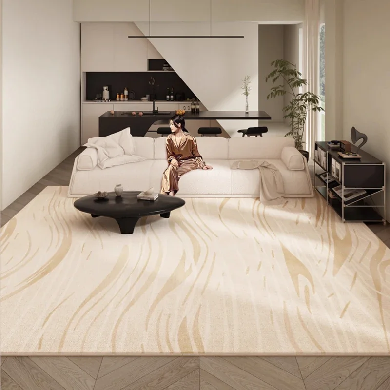 French Style Living Room Decoration Carpet Thickend Plush Cloakroom Floor Mat Large Area Rugs for Bedroom Fluffy Soft Lounge Rug