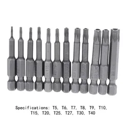 1pc 50mm Torx Screwdriver Bit 1/4