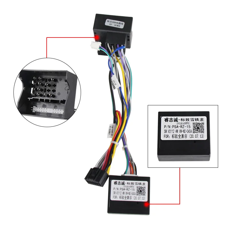 Android Car Media Player Raise PSA 16 Pin Car Stereo Android Canbus For Peugeot 3008/2008/Citroen C4/C-quatre/C4L/C3 XR/C5/DS6