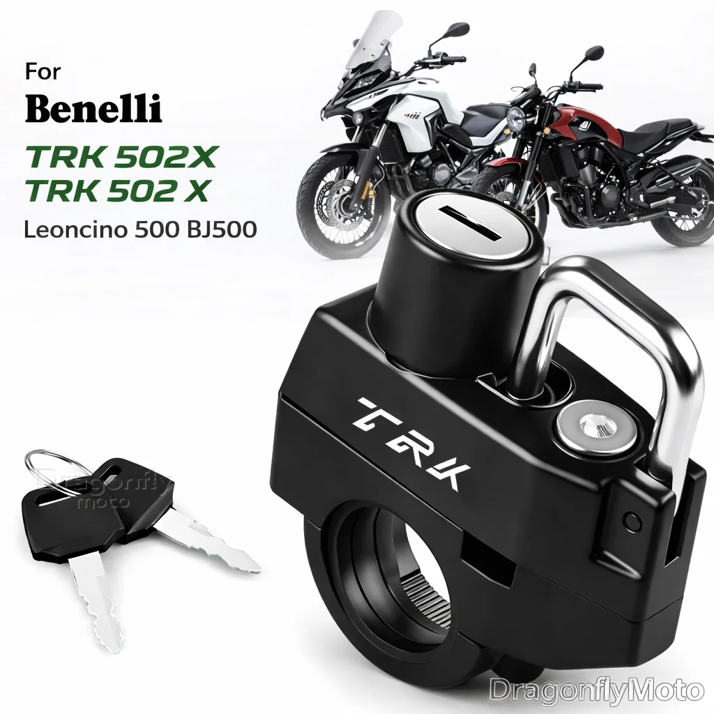 

Motorcycle Helmet Lock For Benelli TRK 502X TRK 502 X Leoncino 500 BJ500 Anti-theft Locker Helmet Lock Locking Device Rustproof