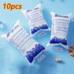 Nuevo paquete de bolsa de hielo con absorción automática de agua, conservación de alimentos congelados, dolor, compresa fría, bebidas, fruta, bolsa enfriadora de refrigeración Express