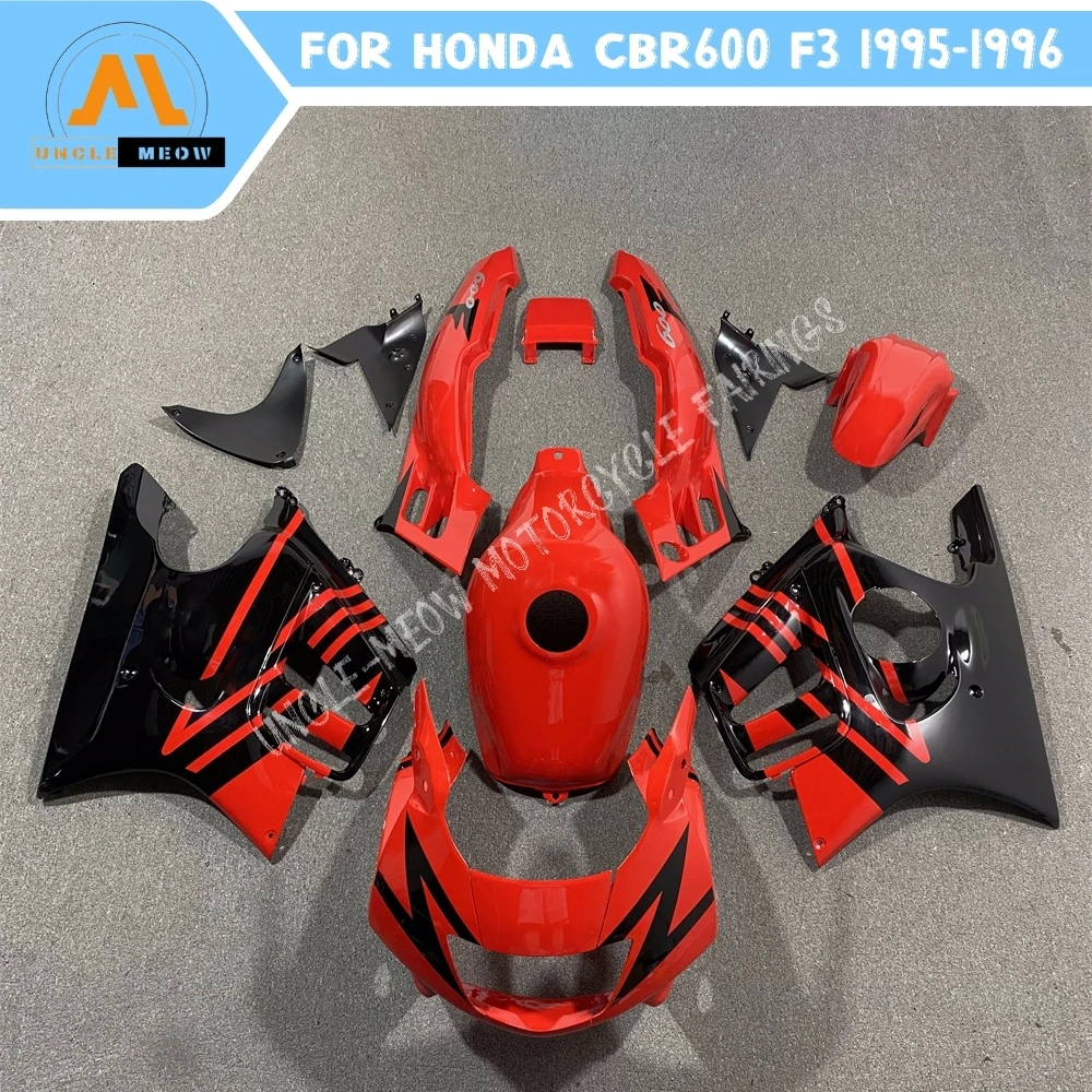 Motorcycle Fairing Kit Fits HONDA CBR600 F3 1995 1996 CBR 600 95 96 Customizable High Quality ABS Plastics Full Bodywork Set