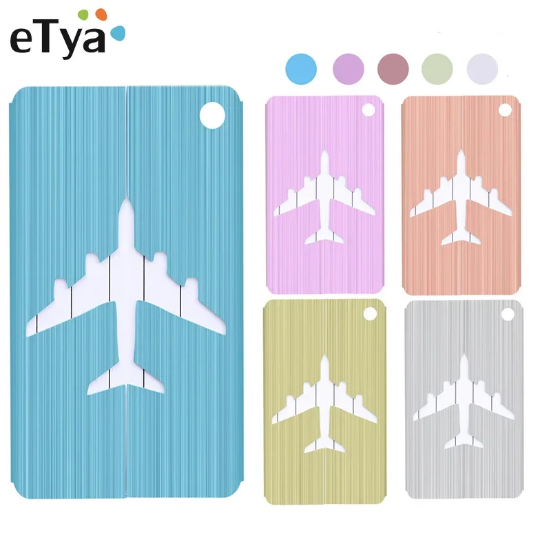 High Quality Travel Accessories Luggage Tag Metal Unisex Luggage Suitcase Name ID Address Holder Baggage Tag Portable Label