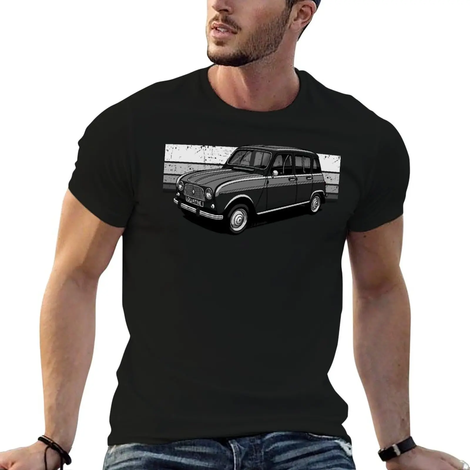 

The classic French utility vehicle, as practical as it is chic and brilliant T-Shirt t shirt for man 100 percent cotton T-Shirt
