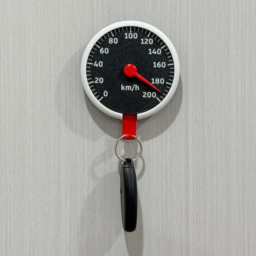 

Creative Speedometer Key Holder Multifunctional Pointer Rotatable Car Key Hook Rack Funny Easy Installation Decorative Bracket