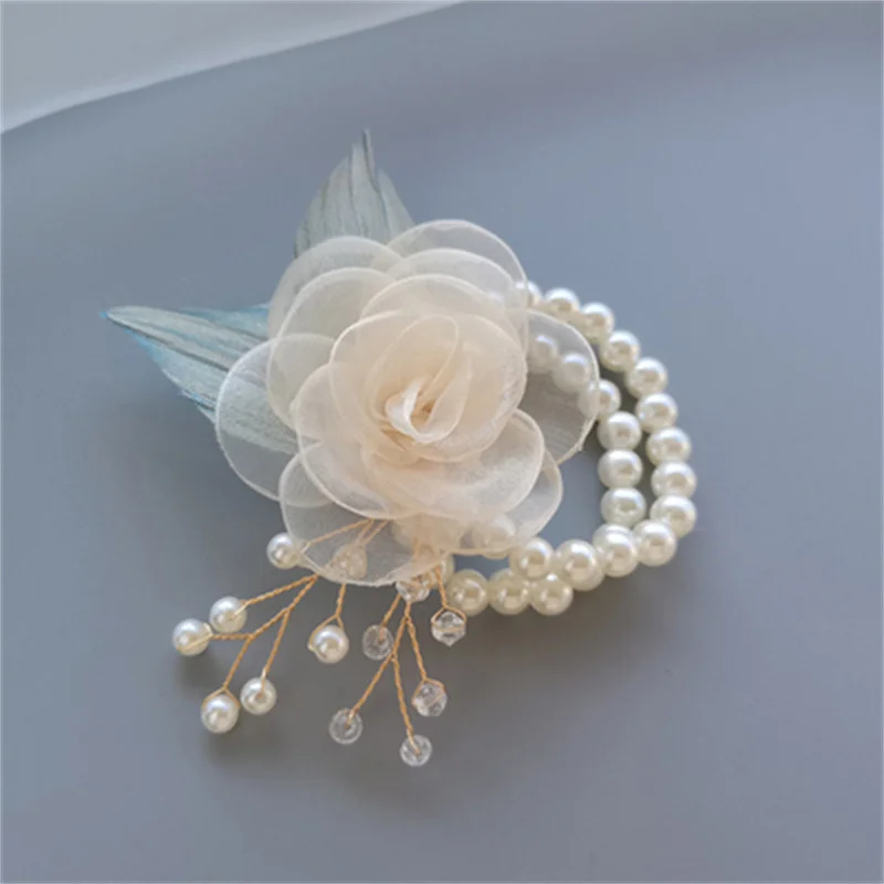 Muñeca de novia súper Hada, flor, mano de hermana de dama de honor, pulsera de sentido mayor de boda, Serie de Bosque de flores, pequeñas Fres