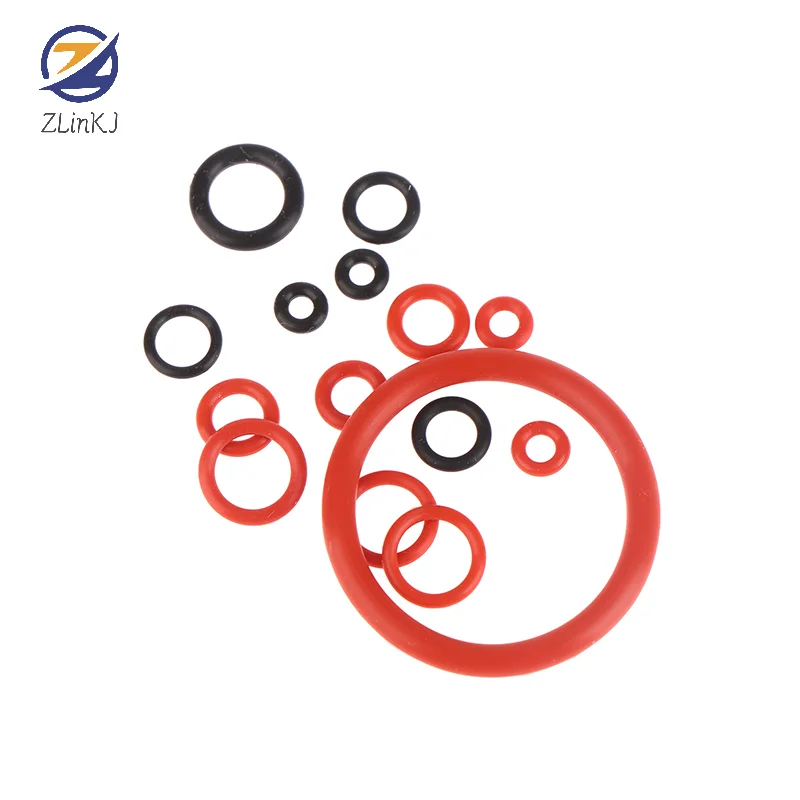 15Pcs/Set O-rings Food Grade Silicone For Saeco/Saeco Odea Silicone O Sealing Washer Red VMQ Repair Box Assortment Kit