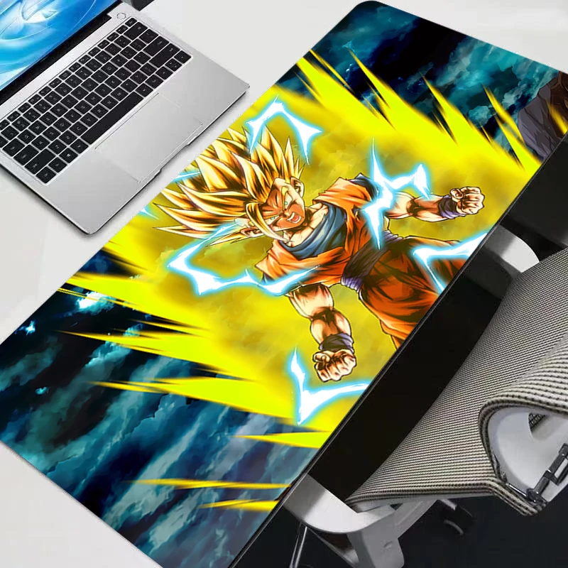 Gohan لعبة دراغون بول Z DBZ ماوس الوسادة الألعاب كبيرة Dywan ألعاب لوحة المفاتيح حصيرة مكتبية الجدول السجاد DBZ ماوس XXL 900x400 للكمبيوتر