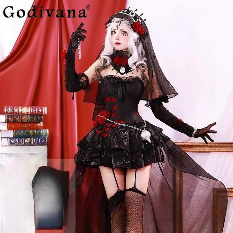 

Identity V Frederick Chopin "Psychologist" Cosplay Costume | Long Night Star Patient Full Set for Halloween Party