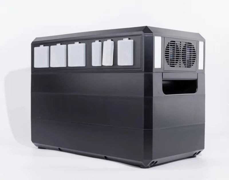 2000W 51.2V 45Ah 2300Wh LiFePO4 Outdoor Portable Power Station Pure Sine Wave AC 220V DC 12V/24V MPPT Wireless-Fast Charging